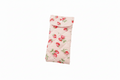 Vintage Pastoral Style Glasses Case, Featuring Strawberry Floral Print
