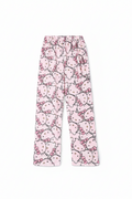 Hello Kitty Flannel Pants Soft Pink