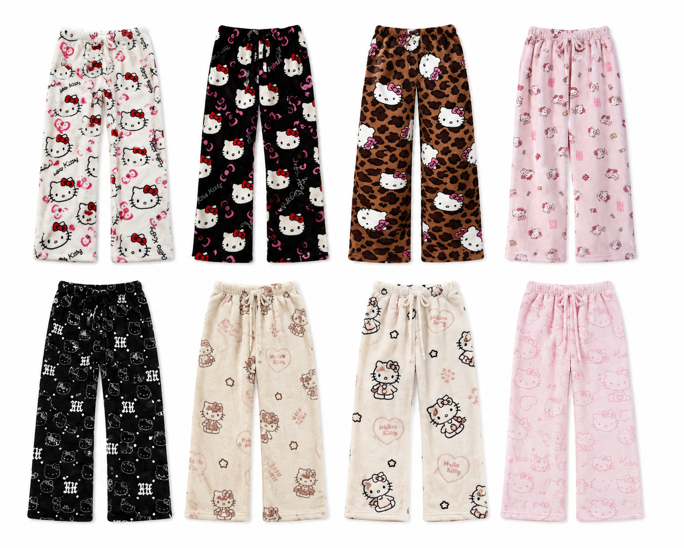 Hello Kitty Fuzzy PJ Pants