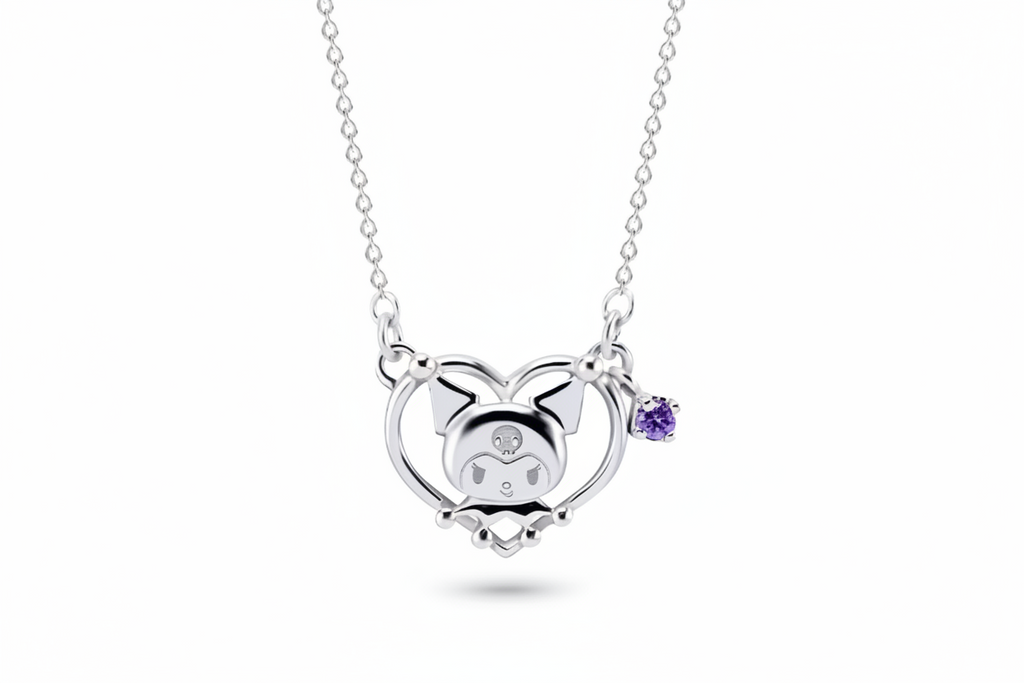 I Love Kuromi Necklace