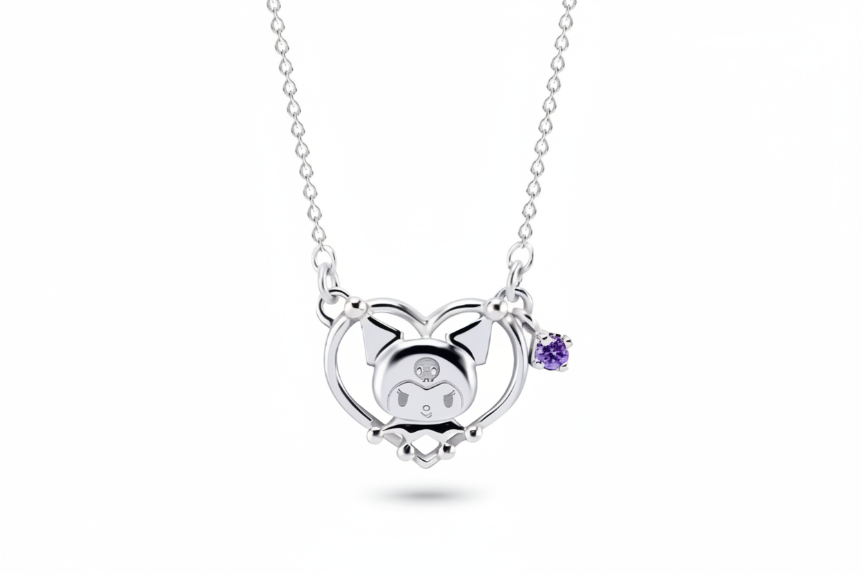 I Love Kuromi Necklace