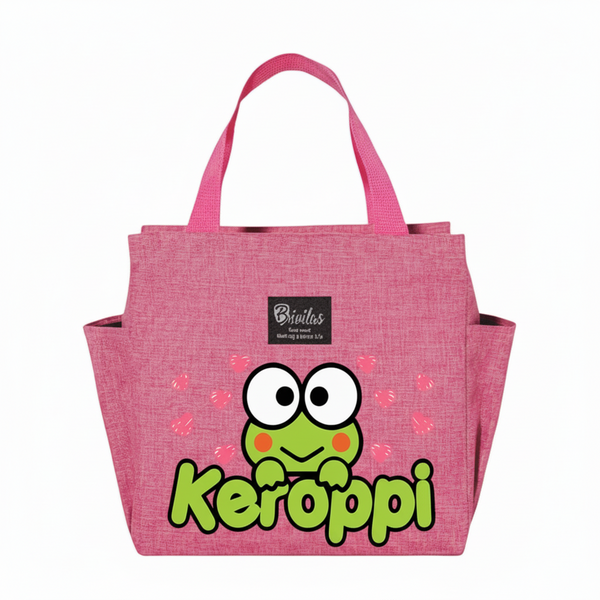 Sanrio Valentine'S Day Keroppi Large Capacity Insulated Bag