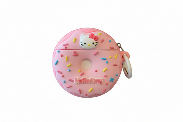 Sanrio Hello Kitty Cute Pink & White Donut Sprinkles Case